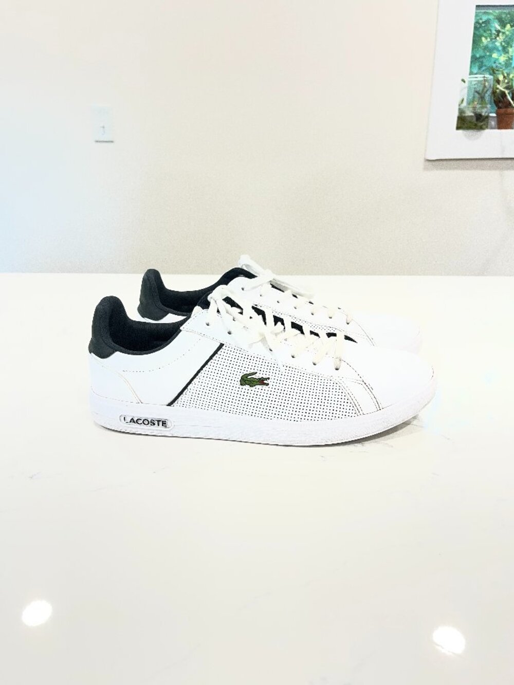 LACOSTE MENS EURO BASE SNEAKER SIZE 11